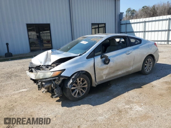 2012 Honda Civic Cpe EX-L with VIN 2HGFG3B06CH509158, listed as a Copart auction lot 47239685 with Not Provided miles and Salvage Title. Bid and sale history available at carsss.com. Image 1.