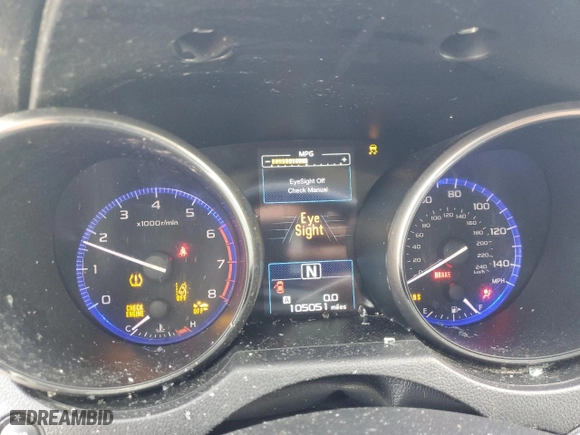 2017 Subaru Outback Premium with VIN 4S4BSAFC5H3293913, listed as a Copart auction lot 50085855 with 105,051 mi miles and Salvage Title. Bid and sale history available at carsss.com. Image 9.
