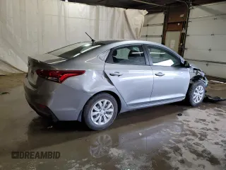 2021 Hyundai Accent SE with VIN 3KPC24A67ME136303, listed as a Copart auction lot 61190995 with 37,620 mi miles and Salvage title. Bid and sale history available at DreamBid. Image 3.