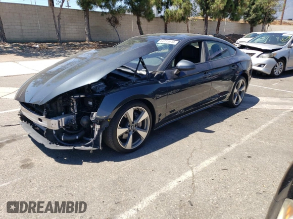2020 Audi A5 Sportback Premium Plus with VIN WAUCNCF57LA012810, listed as a Copart auction lot 64711943 with 21,078 mi miles. Bid and sale history available at carsss.com. Image 1.