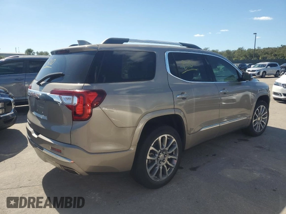 2022 GMC Acadia Denali with VIN 1GKKNPLS4NZ171647, listed as a Copart auction lot 76205844 with 0 mi miles and Salvage Title. Bid and sale history available at carsss.com. Image 3.