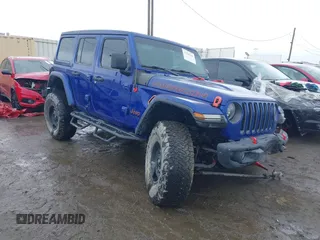 2020 Jeep Wrangler Unlimited Rubicon with VIN 1C4HJXFN2LW111226, listed as a IAAI auction lot 37949166 with 66,100 mi miles. Bid and sale history available at carsss.com. Image 1.