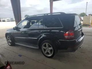 2009 Mercedes-Benz GL-Class 5.5L with VIN 4JGBF86E49A523923, listed as a Copart auction lot 76511554 with 184,489 mi miles and Salvage Title. Bid and sale history available at carsss.com. Image 2.