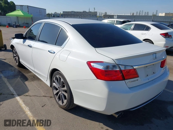 2014 Honda Accord Sedan Sport with VIN 1HGCR2F54EA260387, listed as a IAAI auction lot 42004253 with 79,200 mi miles. Bid and sale history available at carsss.com. Image 3.