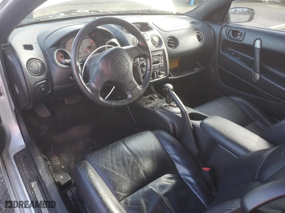 2001 Mitsubishi Eclipse GT with VIN 4A3AE85H01E040731, listed as a Copart auction lot 49001915 with 97,893 mi miles and Salvage Title. Bid and sale history available at carsss.com. Image 8.