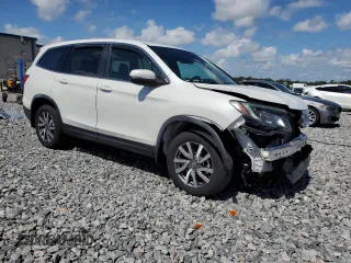 2021 Honda Pilot EX-L with VIN 5FNYF6H52MB090375, listed as a Copart auction lot 61666305 with 24,073 mi miles and Salvage title. Bid and sale history available at DreamBid. Image 4.