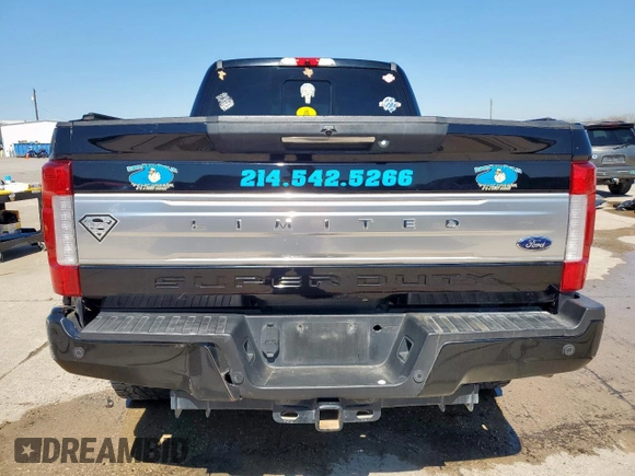 2018 Ford Super Duty F-250 SRW XL with VIN 1FT7W2BT4JEB15852, listed as a Copart auction lot 47739045 with 182,109 mi miles and Salvage Title. Bid and sale history available at carsss.com. Image 6.