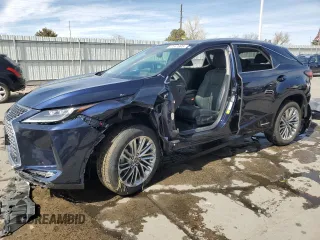 2020 Lexus RX with VIN 2T2JGMDA4LC047144, listed as a Copart auction lot 47641905 with 24,690 mi miles and Salvage Title. Bid and sale history available at carsss.com. Image 1.