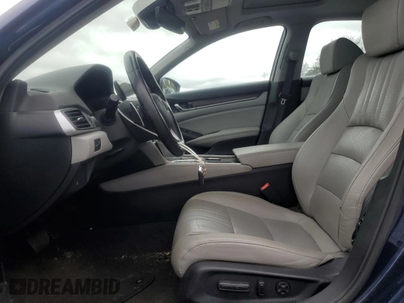2020 Honda Accord EX-L with VIN 1HGCV2F52LA003155, listed as a Copart auction lot 57173685 with 28,722 mi miles and Salvage title. Bid and sale history available at DreamBid. Image 7.