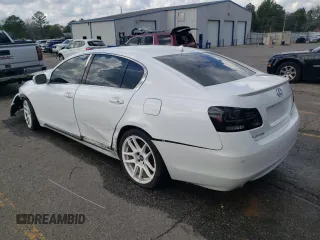 2008 Lexus GS 350 with VIN JTHBE96SX80041043, listed as a Copart auction lot 44634695 with 120,323 mi miles and Salvage Title. Bid and sale history available at carsss.com. Image 2.