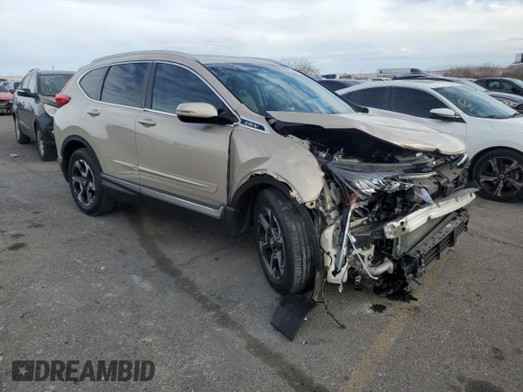 2017 Honda CR-V Touring with VIN 5J6RW2H90HL049188, listed as a Copart auction lot 86656364 with 28,498 mi miles and Salvage Title. Bid and sale history available at carsss.com. Image 4.