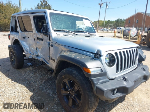 2023 Jeep Wrangler Sport with VIN 1C4HJXDG0PW582947, listed as a IAAI auction lot 41932930 with 19,670 mi miles and . Bid and sale history available at DreamBid. Image 1.
