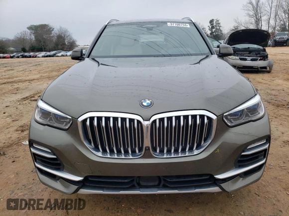 2020 BMW X5 xDrive40i with VIN 5UXCR6C01L9C19763, listed as a Copart auction lot 37166753 with 25,492 mi miles. Bid and sale history available at carsss.com. Image 5.