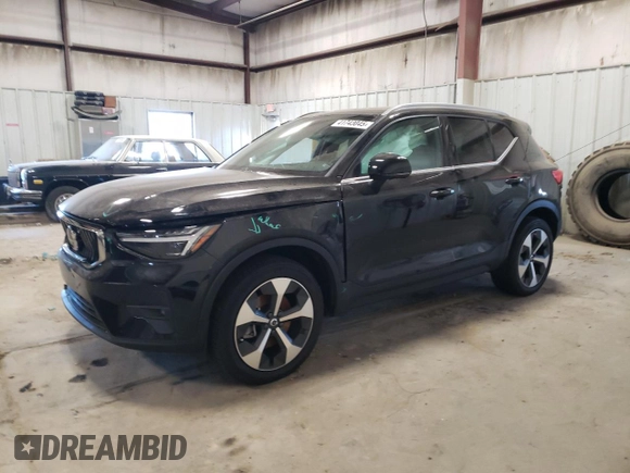 2024 Volvo XC40 Plus Bright Theme with VIN YV4L12UE4R2252652, listed as a Copart auction lot 41743045 with 10,063 mi miles and Salvage Title. Bid and sale history available at DreamBid. Image 1.