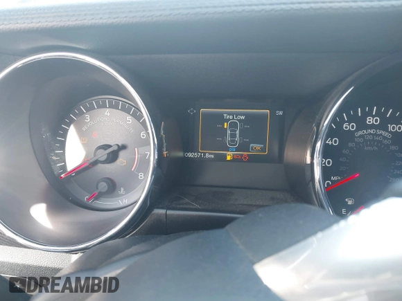 2016 Ford Mustang V6 with VIN 1FA6P8AM6G5224589, listed as a IAAI auction lot 41093863 with 92,571 mi miles and . Bid and sale history available at carsss.com. Image 15.