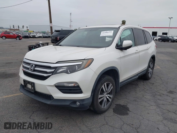 2016 Honda Pilot EX-L with VIN 5FNYF5H54GB037742, listed as a IAAI auction lot 41988112 with 68,459 mi miles and . Bid and sale history available at DreamBid. Image 2.