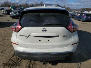 2017 Nissan Murano SV with VIN 5N1AZ2MG6HN125060, listed as a Copart auction lot 84016414 with 132,136 mi miles and Salvage Title. Bid and sale history available at carsss.com. Image 6.