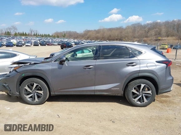 2021 Lexus NX 300h with VIN JTJGJRDZ4M2161869, listed as a IAAI auction lot 41869352 with 33,523 mi miles and . Bid and sale history available at DreamBid. Image 14.
