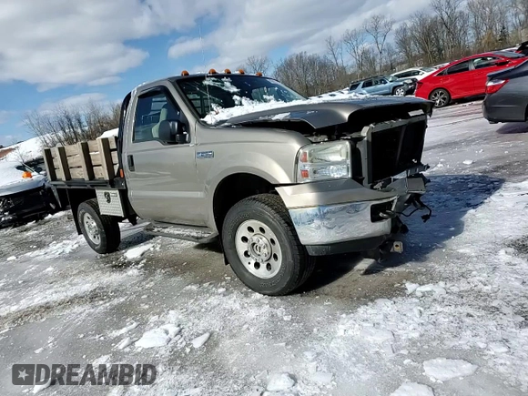 2005 Ford F-250 XL with VIN 1FTNF21555EA30163, listed as a Copart auction lot 45537455 with 126,721 mi miles and Salvage Title. Bid and sale history available at DreamBid. Image 11.