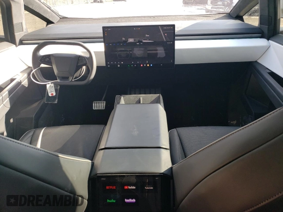 2024 Tesla Cybertruck with VIN 7G2CEHED6RA006192, listed as a Copart auction lot 45924985 with 12,050 mi miles and Salvage Title. Bid and sale history available at carsss.com. Image 8.