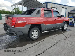 2004 Chevrolet Avalanche Z71 with VIN 3GNEK12T14G267265, listed as a Copart auction lot 54694225 with 143,103 mi miles and Salvage Title. Bid and sale history available at DreamBid. Image 3.