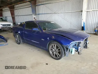 2014 Ford Mustang GT with VIN 1ZVBP8CF2E5327767, listed as a Copart auction lot 56540555 with 104,487 mi miles and Salvage title. Bid and sale history available at DreamBid. Image 4.