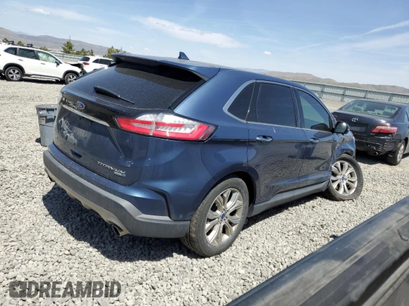 2019 Ford Edge Titanium z VIN 2FMPK4K91KBB81098, wystawiony jako Copart lot #53604115 z przebiegiem 70 179 mil mil oraz Szkoda całkowita • Salvage title. Historia ofert i sprzedaży dostępna na DreamBid. Obrazek 3.