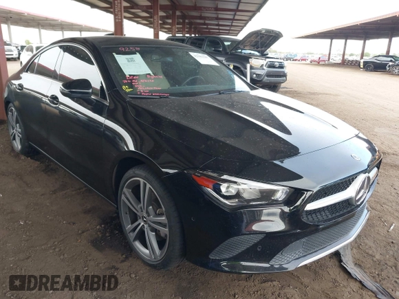 2020 Mercedes-Benz CLA 250 with VIN W1K5J4HB9LN092495, listed as a IAAI auction lot 42381587 with 59,860 mi miles and . Bid and sale history available at DreamBid. Image 1.