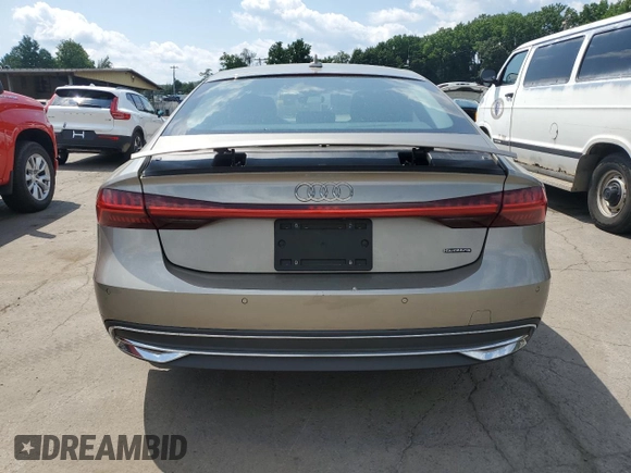 2021 Audi A7 Premium Plus with VIN WAUR2AF24MN012335, listed as a Copart auction lot 65031695 with 37,862 mi miles and Salvage title. Bid and sale history available at DreamBid. Image 6.