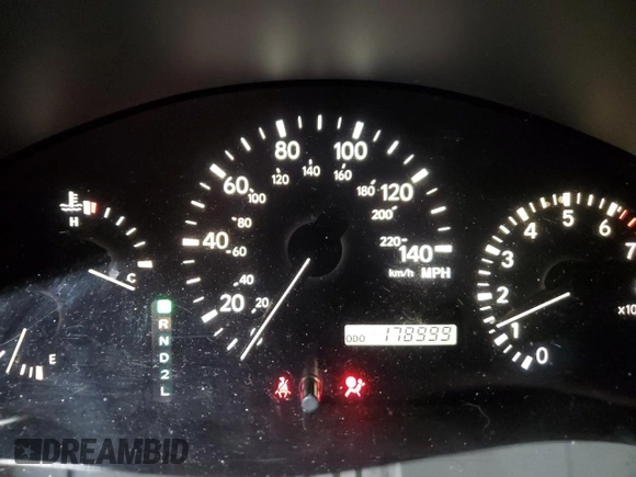 2001 Lexus RX 300 with VIN JTJHF10U010195817, listed as a Copart auction lot 72183334 with 178,999 mi miles and Salvage Title. Bid and sale history available at carsss.com. Image 9.