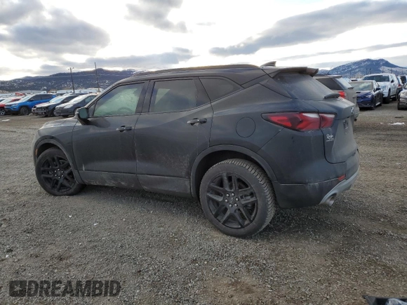 2020 Chevrolet Blazer LT with VIN 3GNKBJRS7LS695269, listed as a Copart auction lot 87037324 with 69,433 mi miles and Salvage title. Bid and sale history available at DreamBid. Image 2.