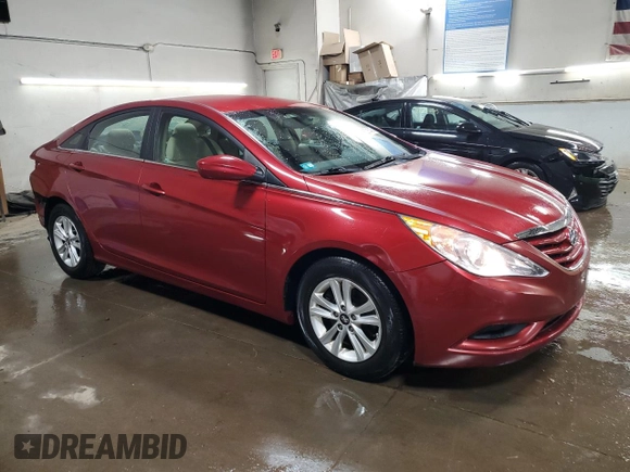 2012 Hyundai Sonata GLS with VIN 5NPEB4AC9CH477307, listed as a Copart auction lot 52015435 with 101,023 mi miles and Salvage Title. Bid and sale history available at DreamBid. Image 4.