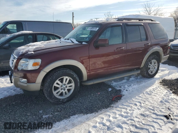 2009 Ford Explorer Eddie Bauer z VIN 1FMEU74E99UA40054, wystawiony jako Copart lot #41892415 z przebiegiem 153 981 mil mil oraz Czysty tytuł • Clean title. Historia ofert i sprzedaży dostępna na DreamBid. Obrazek 1.