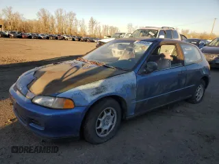 1993 Honda Civic z VIN 2HGEH2375PH525047, wystawiony jako Copart lot #42850335 z przebiegiem 230 394 mil mil oraz Czysty tytuł • Clean title. Historia ofert i sprzedaży dostępna na DreamBid. Obrazek 1.