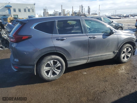 2020 Honda CR-V LX with VIN 2HKRW2H22LH240973, listed as a Copart auction lot 46816485 with 92,711 mi miles and Salvage Title. Bid and sale history available at carsss.com. Image 3.