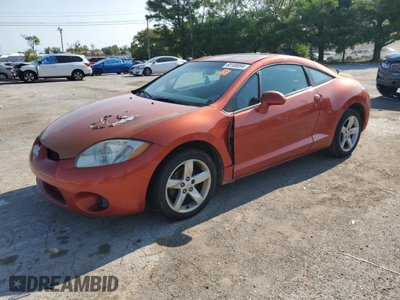 2007 Mitsubishi Eclipse GS with VIN 4A3AK24FX7E031677, listed as a Copart auction lot 68100694 with 297,864 mi miles and Salvage Title. Bid and sale history available at carsss.com. Image 1.