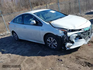 2018 Toyota Prius Prime Plus with VIN JTDKARFP6J3074344, listed as a IAAI auction lot 41865738 with 84,292 mi miles. Bid and sale history available at carsss.com. Image 1.
