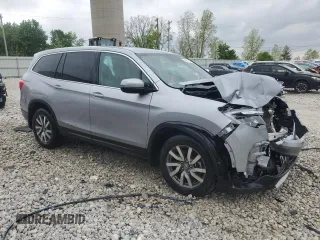 2019 Honda Pilot EX-L with VIN 5FNYF6H55KB049302, listed as a Copart auction lot 56632135 with Not provided miles and Salvage title. Bid and sale history available at DreamBid. Image 4.