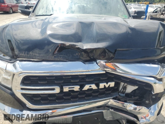 2022 Ram 1500 Lone Star with VIN 1C6SRFFT0NN427277, listed as a Copart auction lot 59408095 with 52,133 mi miles and Salvage title. Bid and sale history available at DreamBid. Image 11.
