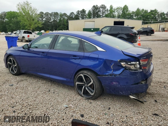 2019 Honda Accord Sport with VIN 1HGCV1F37KA093166, listed as a Copart auction lot 54473235 with 102,640 mi miles and Salvage Title. Bid and sale history available at DreamBid. Image 2.