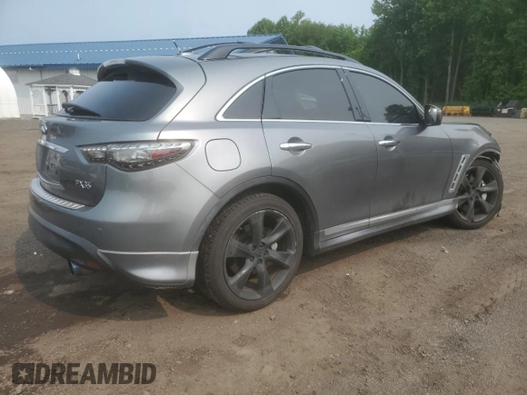 2012 Infiniti FX with VIN JN8AS1MW1CM154415, listed as a Copart auction lot 59461745 with 141,803 mi miles and Salvage title. Bid and sale history available at DreamBid. Image 3.