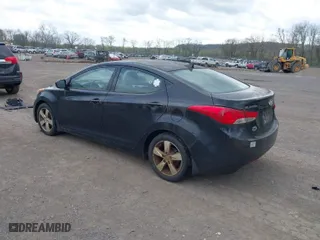 2013 Hyundai Elantra Limited PZEV with VIN 5NPDH4AE6DH280317, listed as a IAAI auction lot 42070870 with 107,063 mi miles. Bid and sale history available at carsss.com. Image 3.
