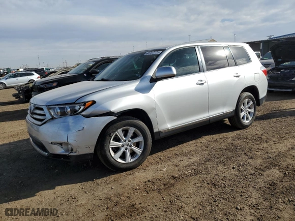 2013 Toyota Highlander with VIN 5TDZK3EH5DS134328, listed as a Copart auction lot 48787725 with 200,813 mi miles and Salvage Title. Bid and sale history available at carsss.com. Image 1.