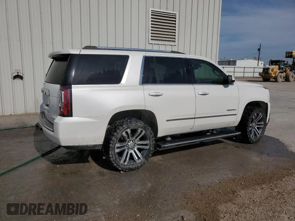 2017 GMC Yukon Denali with VIN 1GKS2CKJ3HR265680, listed as a Copart auction lot 53860035 with 200,749 mi miles and Salvage Title. Bid and sale history available at carsss.com. Image 3.