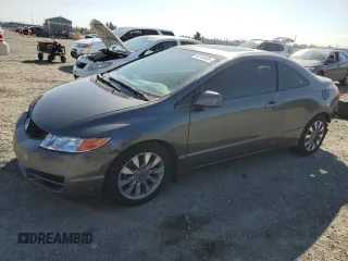 2009 Honda Civic Cpe EX-L with VIN 2HGFG12949H510241, listed as a Copart auction lot 48743485 with 172,156 mi miles and Salvage Title. Bid and sale history available at carsss.com. Image 1.