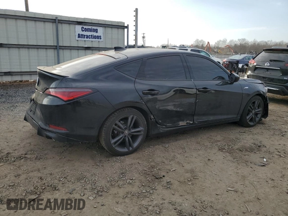 2025 Acura Integra w/A-Spec Package z VIN 19UDE4H37SA005462, wystawiony jako Copart lot #47864585 z przebiegiem 2 257 mil mil oraz Szkoda całkowita • Salvage title. Historia ofert i sprzedaży dostępna na DreamBid. Obrazek 3.