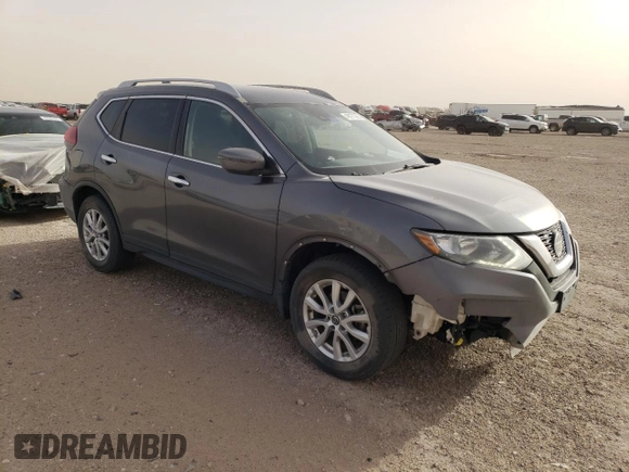 2019 Nissan Rogue SV with VIN 5N1AT2MT4KC801586, listed as a Copart auction lot 48771385 with 143,018 mi miles and Salvage Title. Bid and sale history available at carsss.com. Image 4.