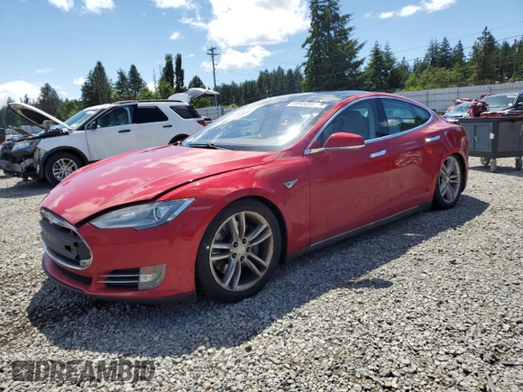 2013 Tesla Model S with VIN 5YJSA1DN0DFP08399, listed as a Copart auction lot 58848335 with 162,476 mi miles and Clean title. Bid and sale history available at DreamBid. Image 1.