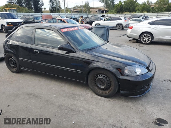 2000 Honda Civic DX z VIN 2HGEJ6445YH110148, wystawiony jako Copart lot #83769104 z przebiegiem 183 095 mil mil oraz Szkoda całkowita • Salvage title. Historia ofert i sprzedaży dostępna na DreamBid. Obrazek 4.