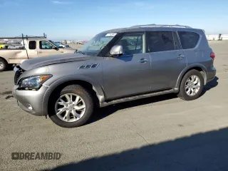 2011 Infiniti QX56 7-passenger with VIN JN8AZ2NE7B9004916, listed as a Copart auction lot 77774294 with 157,623 mi miles and Salvage Title. Bid and sale history available at carsss.com. Image 1.